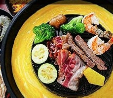THAI GRILL ELECTRIC PAN TABLE POT HOT POT 2in1 Housing material metal