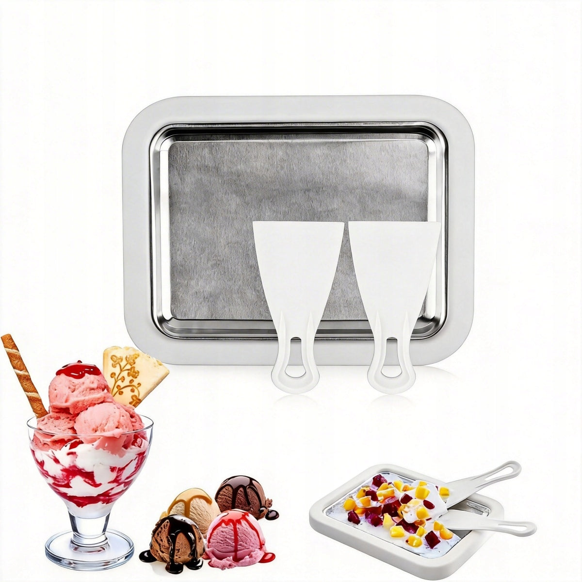 THAI ICE CREAM MAKER MACHINE SET THAI ICE CREAM MAKER Brand no brand