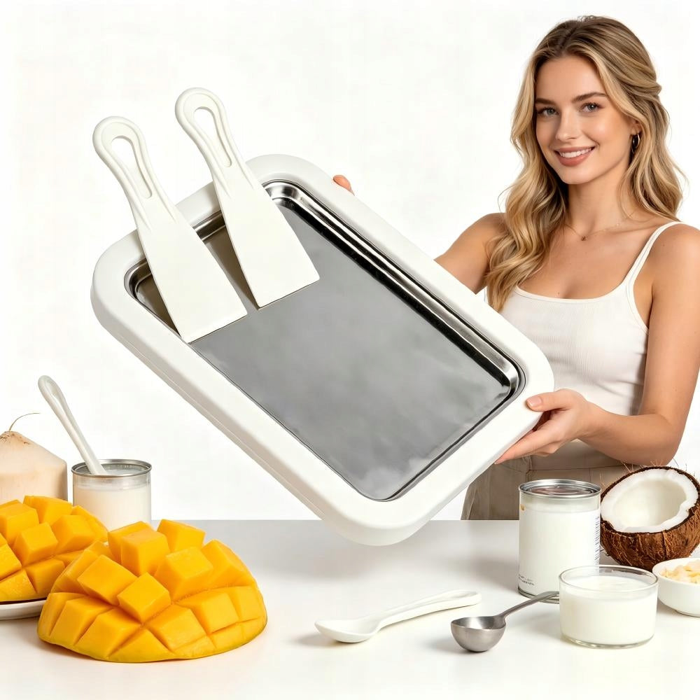 THAI ICE CREAM MAKER MACHINE SET THAI ICE CREAM MAKER