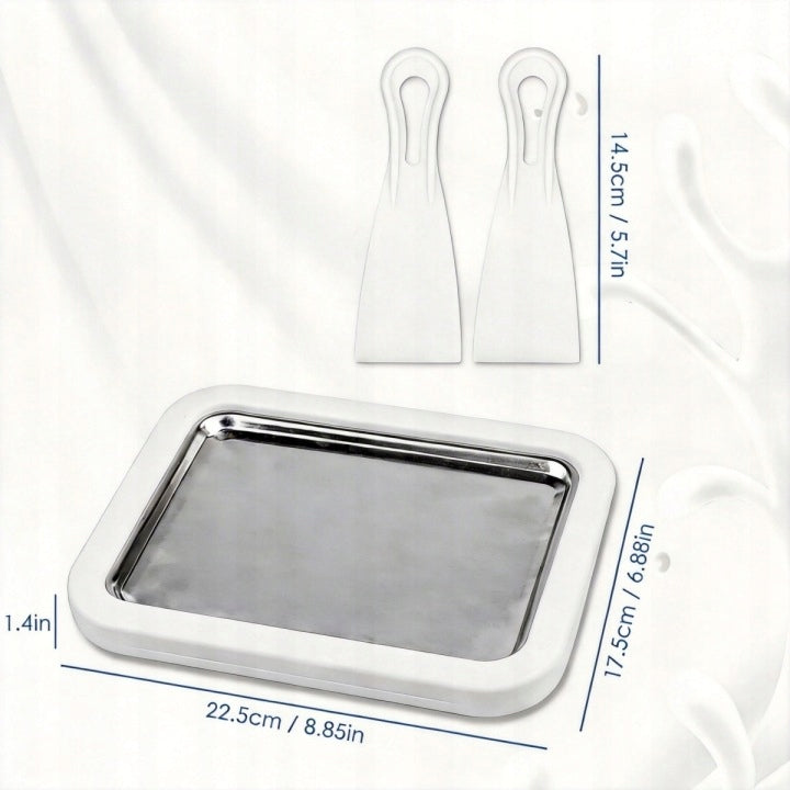 THAI ICE CREAM MAKING MACHINE SET THAI ICE CREAM MAKER FOR GIFT Packaging status original