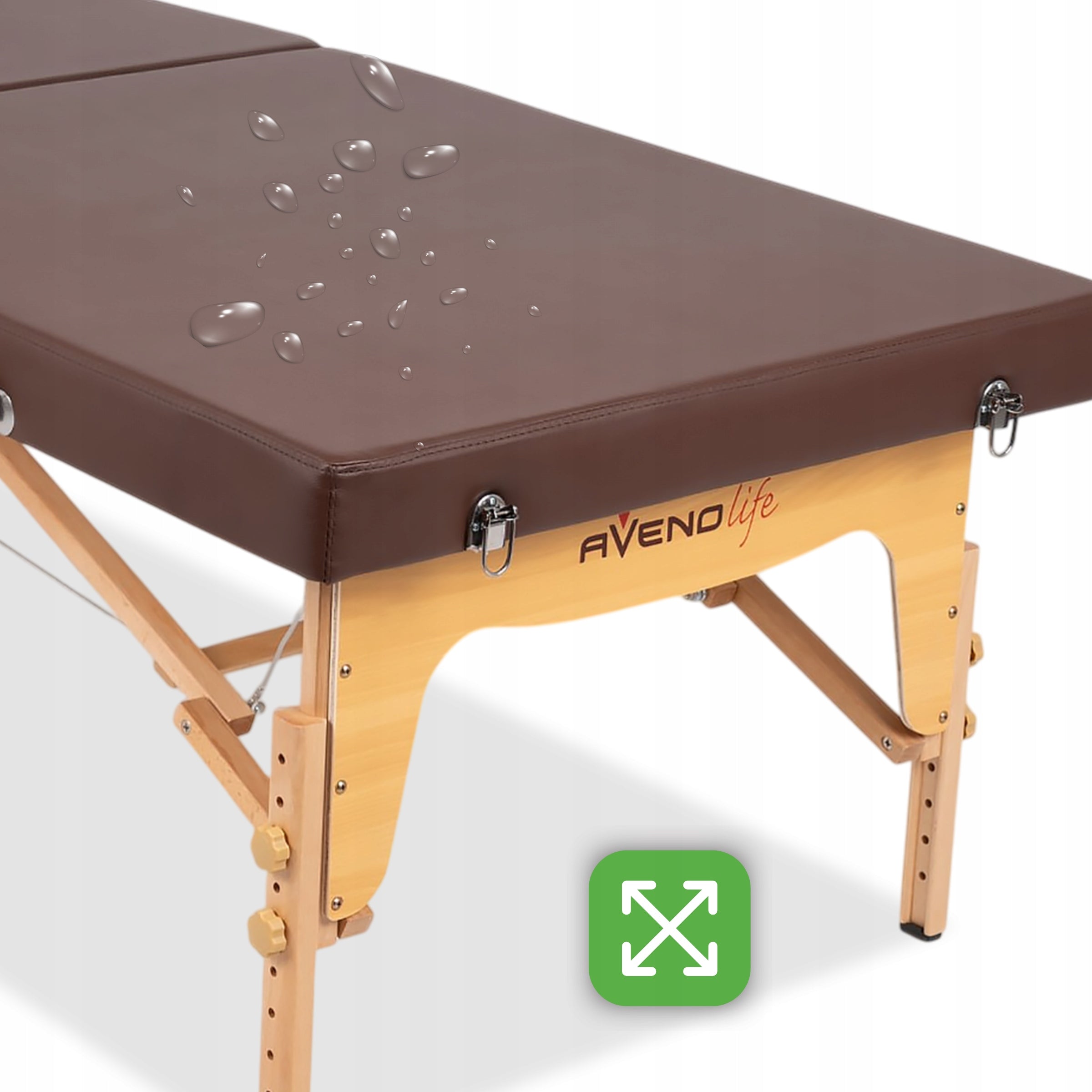 THAI MASSAGE TABLE FOLDING MANUAL THERAPY WOODEN NIRO 80 CM Kind folding table