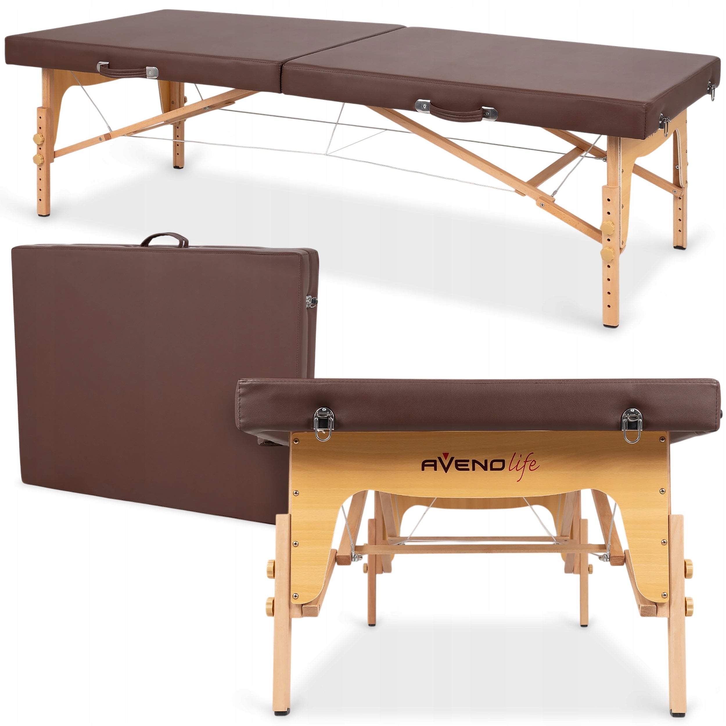 THAI MASSAGE TABLE FOLDING MANUAL THERAPY WOODEN NIRO 80 CM