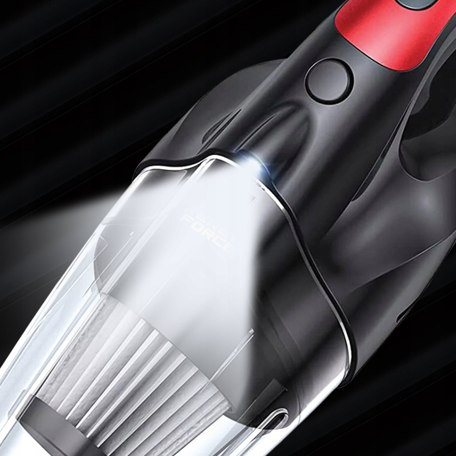 THE MOST POWERFUL CORDLESS CYCLONE VACUUM CLEANER FOR BAGLESS CAR HEPA Manufacturer code Odkurzacz Bezprzewodowy Ręczny Czerwony