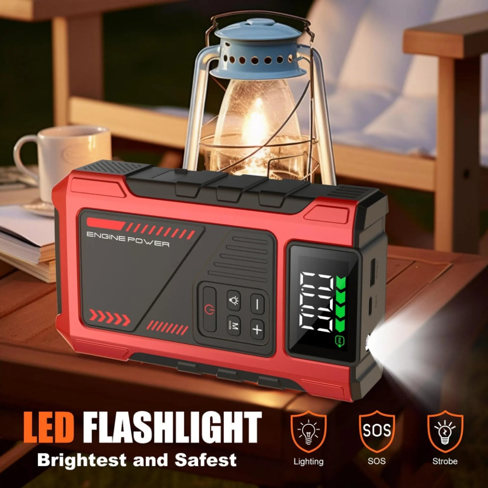 THE MOST POWERFUL JUMP STARTER BOOSTER 6000A WITH 10 BAR COMPRESSOR Brand no brand