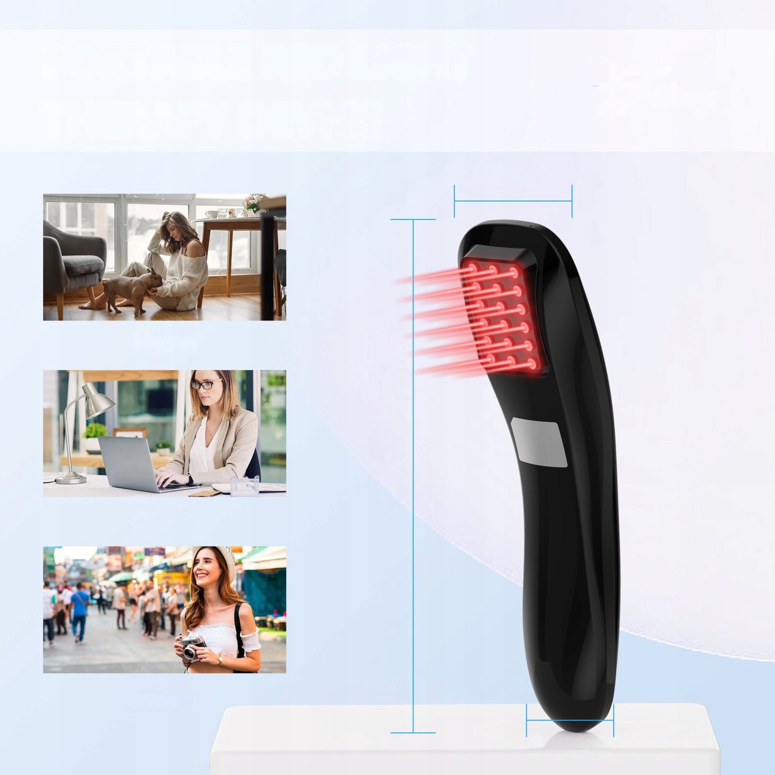 THERAPEUTIC LASER THERAPY 18x620nm REGENERATION PAIN JOINTS MUSCLES Medical device no