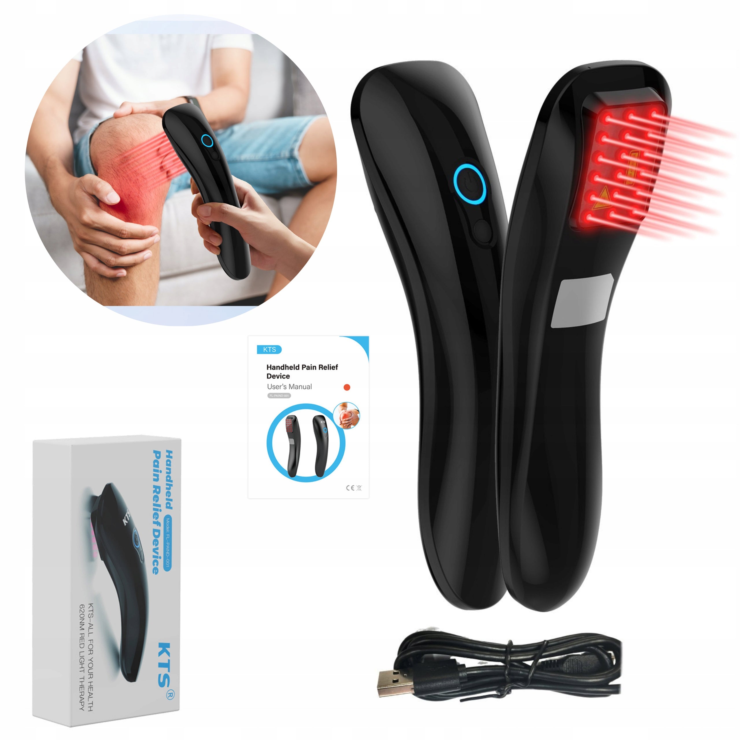 THERAPEUTIC LASER THERAPY 18x620nm REGENERATION PAIN JOINTS MUSCLES