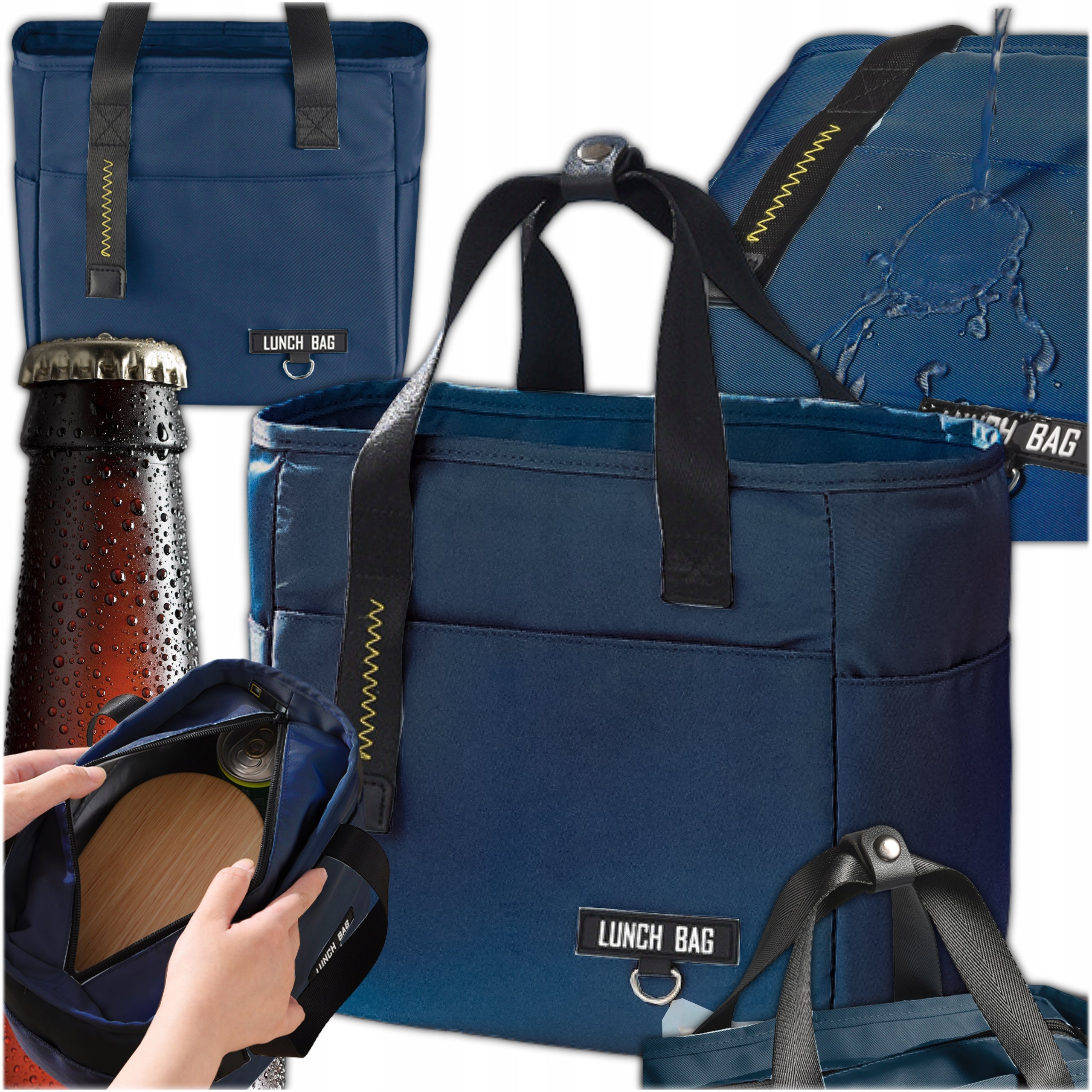 THERMAL BAG BREAKFAST LUNCHBOX for Tourist Food Insulating 7L