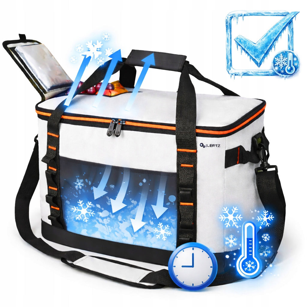 THERMAL BAG Large BEACH HIKING Fridge 20L + FLAP + BELT + CARTRIDGE Manufacturer code 002040