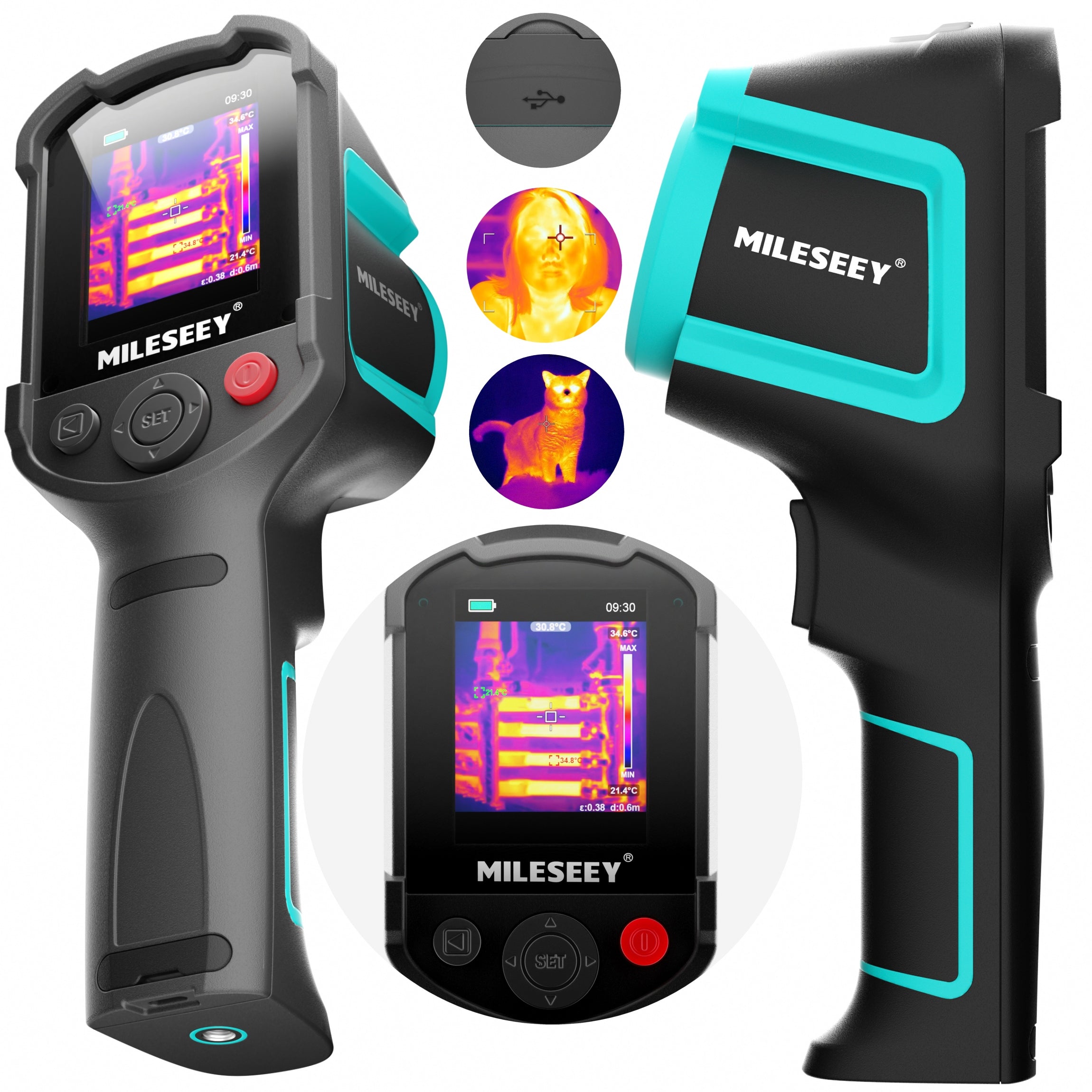 THERMAL IMAGING CAMERA PRO –20 +550 USB-C 2.8" LCD ALARM CE PHOTO RECORDING