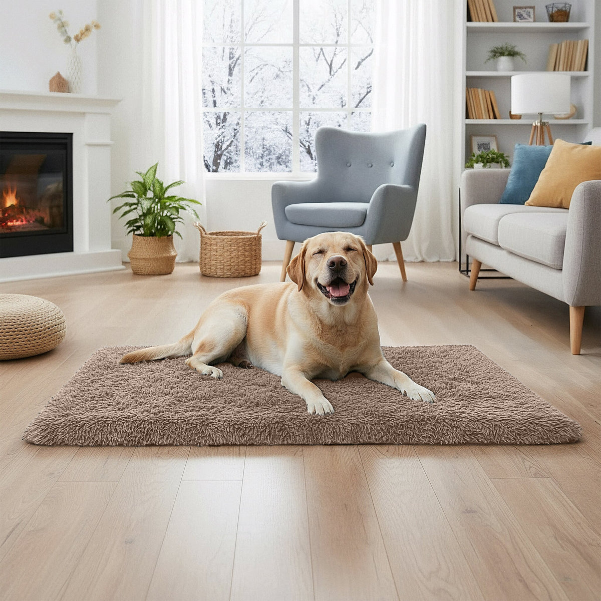 THERMAL INSULATION MAT FOR BIG DOG 100x70cm HEATING BED XL Manufacturer code MATA TERMO 100X70 SHAGGY BEŻ