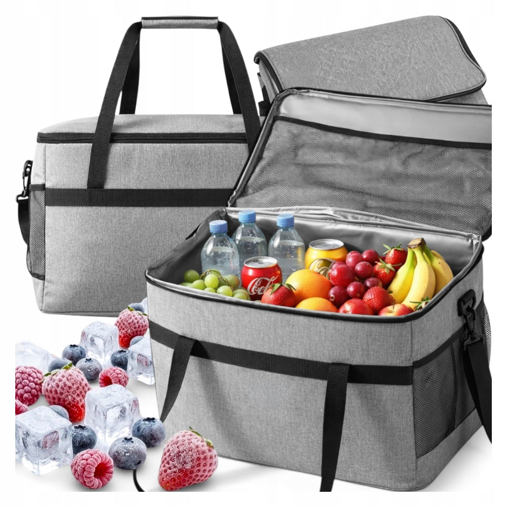 THERMAL PICNIC BAG THERMAL INSULATION BEACH TOURIST FRIDGE 40 L. Packaging status original