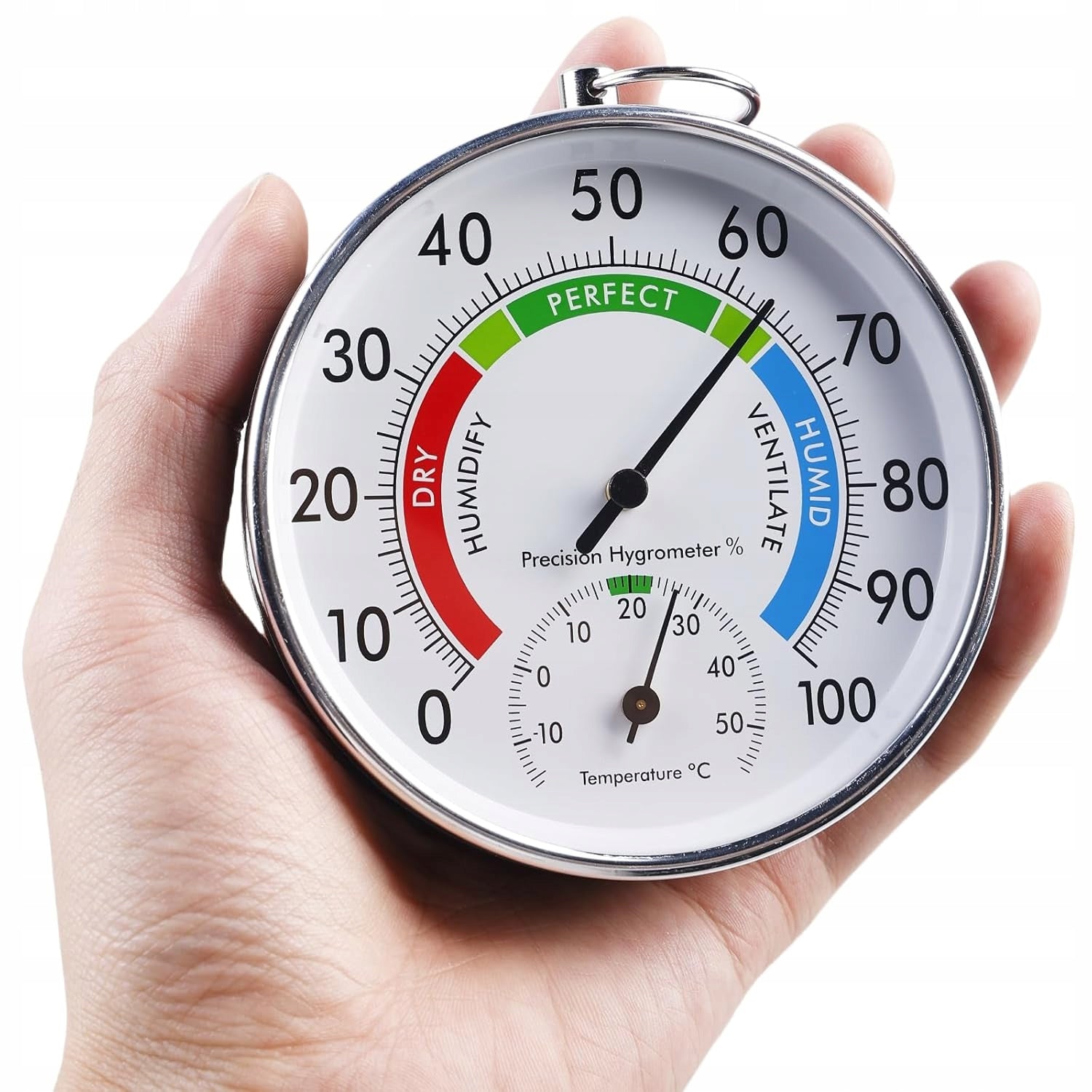 THERMOMETER AND HYGROMETER HANGING TEMPERATURE METER FOR GREENHOUSE