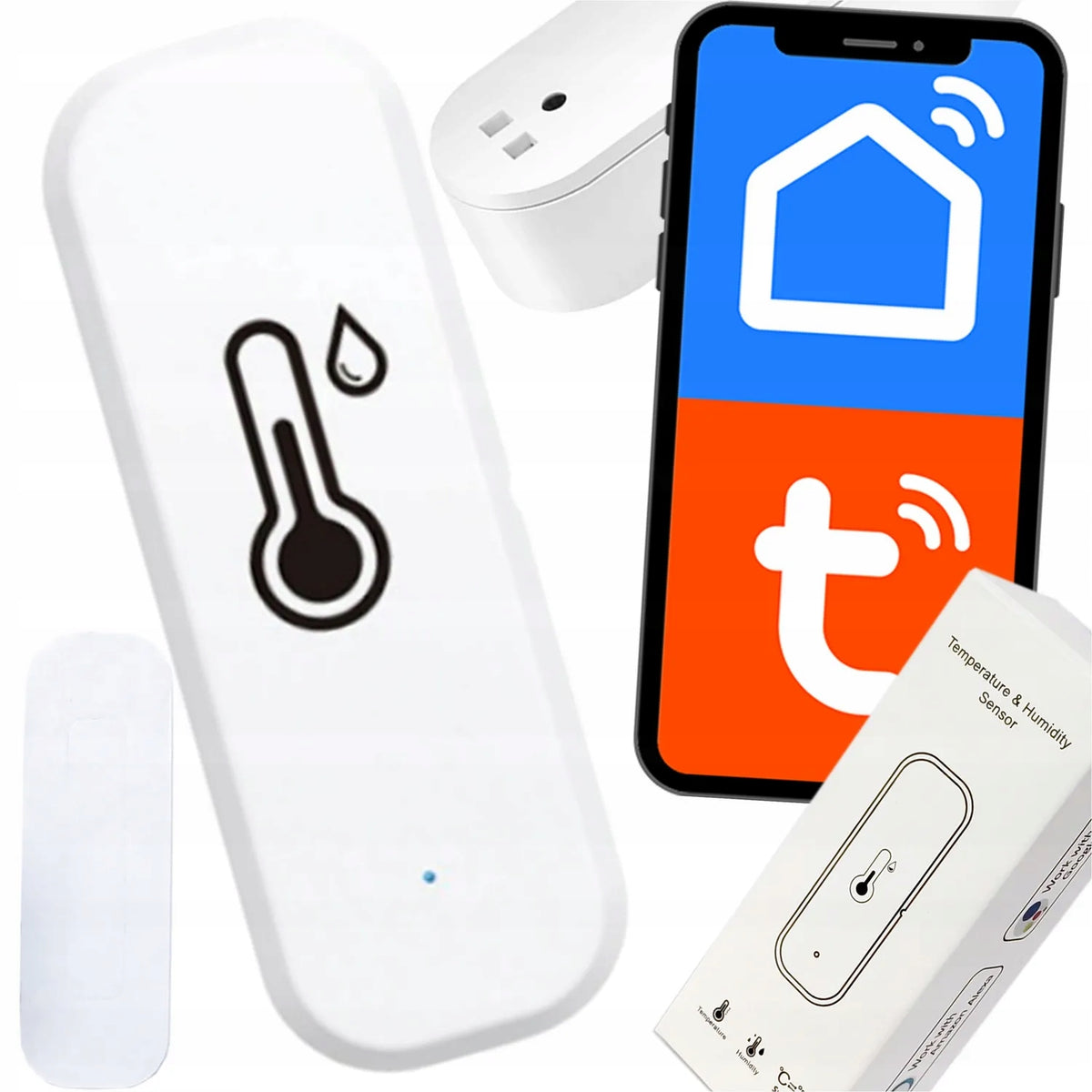 THERMOMETER HUMIDITY TEMPERATURE SENSOR HYGROMETER WIFI TUYA SMART HOME