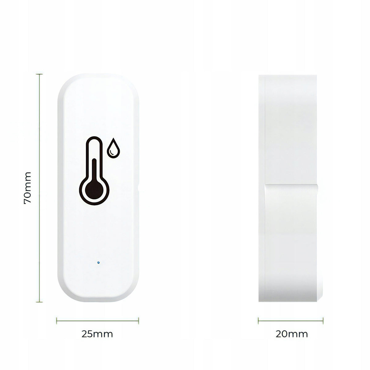 THERMOMETER HYGROMETER TEMPERATURE AND HUMIDITY SENSOR WIFI SMART APPLICATION Manufacturer code ELEKTRONICZNY TUYA Smart life dom Amazon Alex