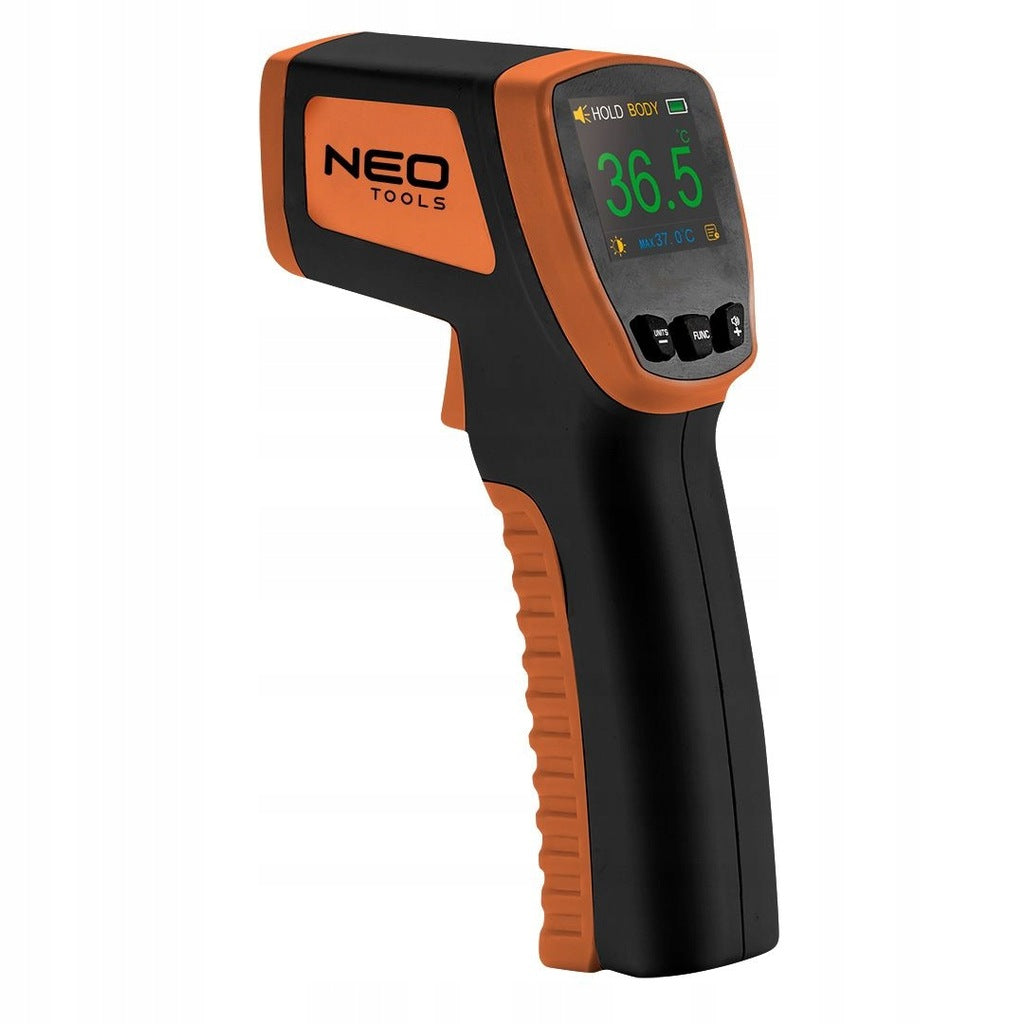 THERMOMETER WITHOUT ACCOUNT. PYROMETER ACCURACY 0.2°C 32 - 42.9°C 75-270 NEO TOOLS