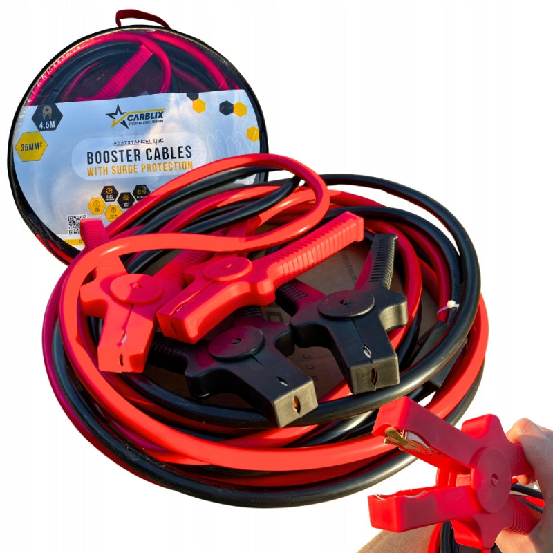 THICK CABLES JUMPER CABLES 4,5M 35MM2 FOR TIR BUS DIESEL BATTERY