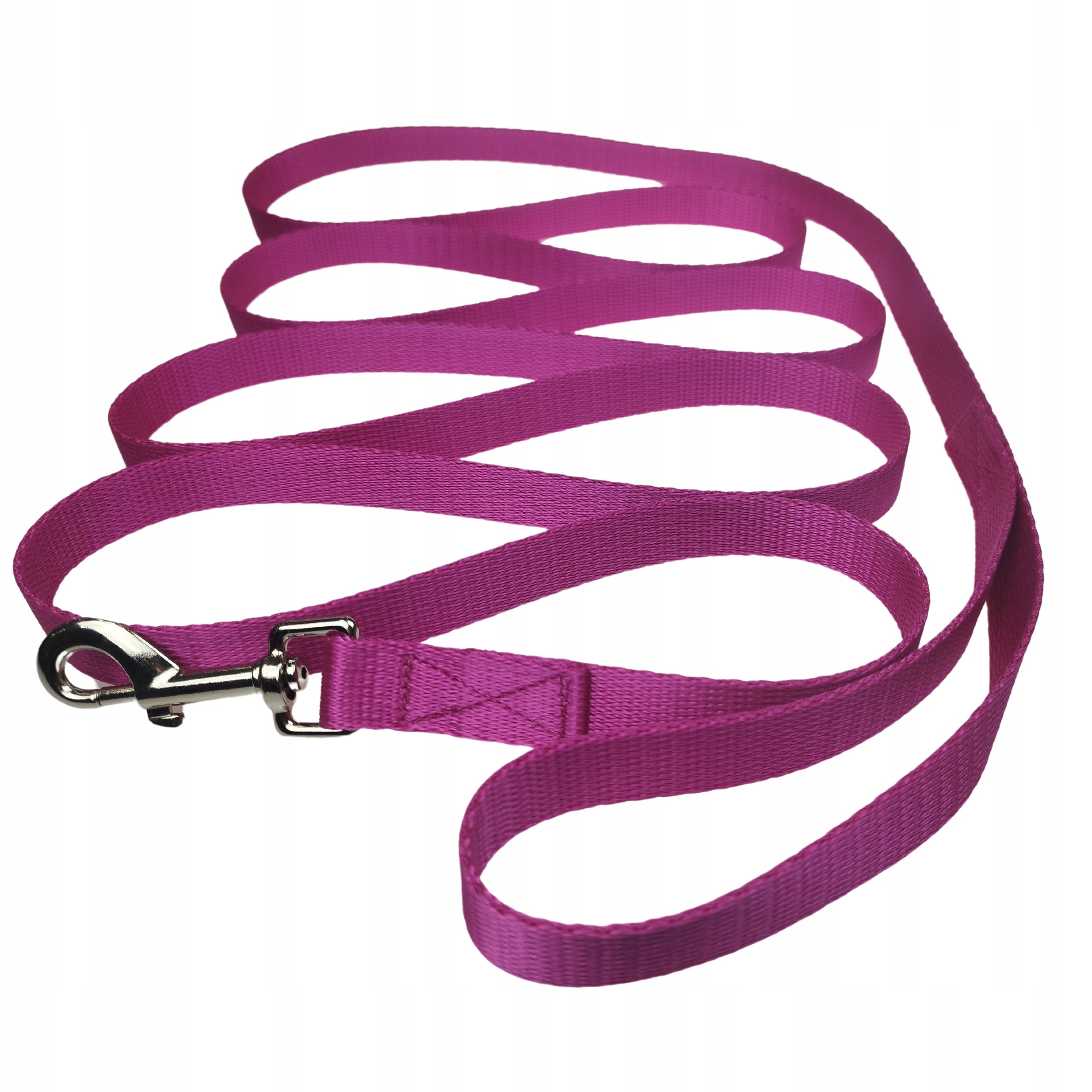 THICK DOG LEASH TAPE TRAINING CORD STRONG 7M PINK Manufacturer code Smycz miejska treningowa 7m