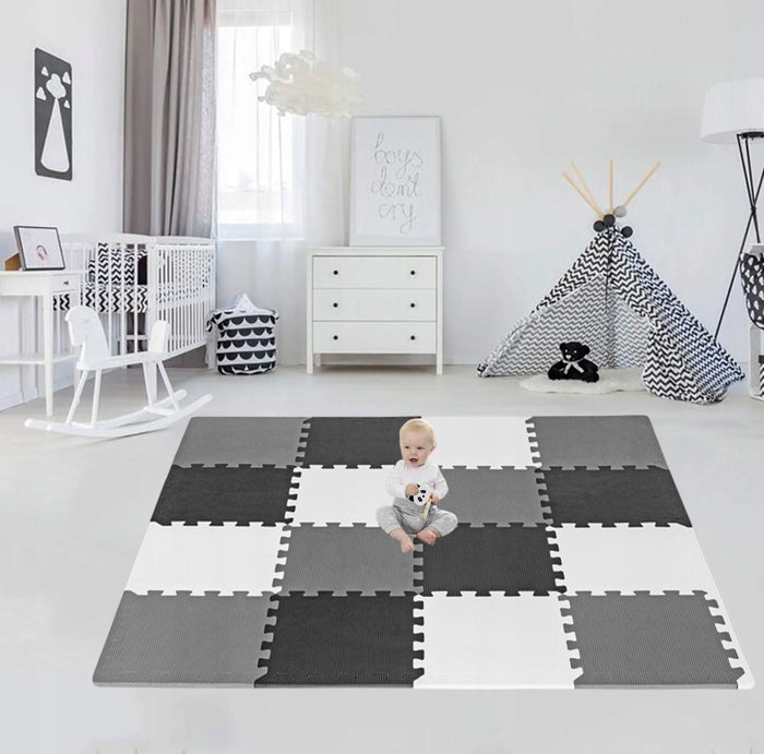 THICK EDUCATIONAL MAT for Children FOAM Puzzle 16pcs + XXL edging Packaging status original