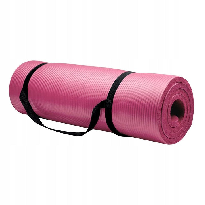 THICK EXERCISE MAT KARIMATA YOGA FITNESS PINK XL 1cm Brand no brand
