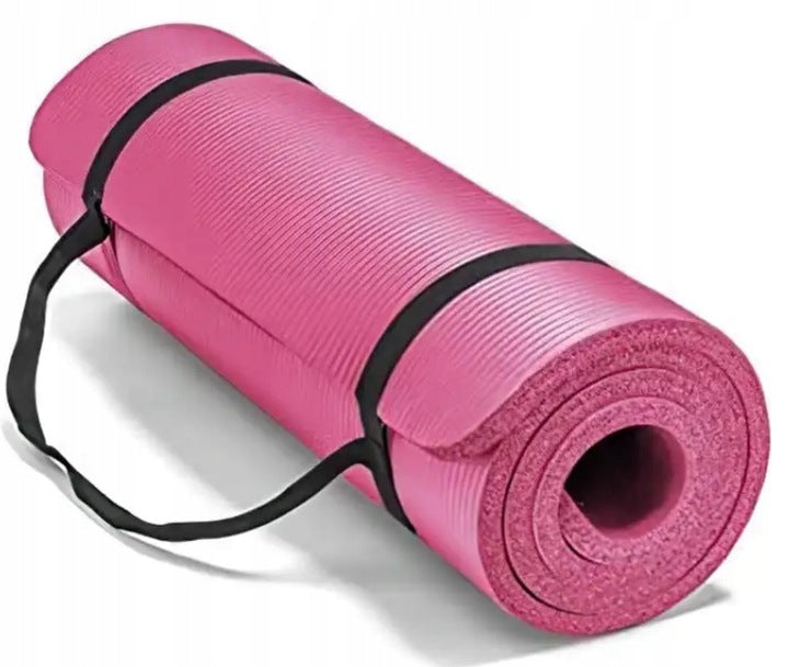 THICK EXERCISE MAT KARIMATA YOGA FITNESS PINK XL 1cm Manufacturer code 06257