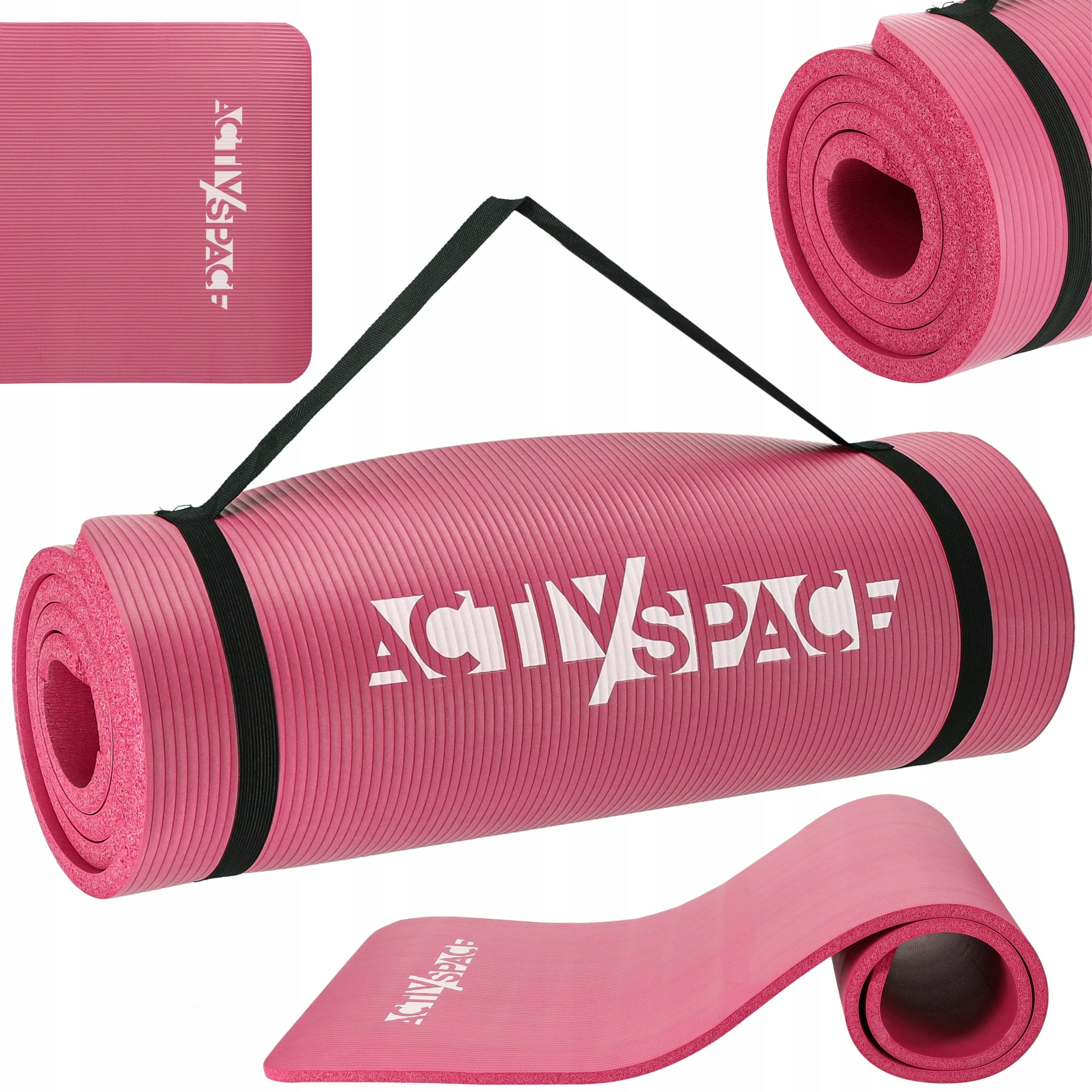 THICK MAT 1,5CM GYMNASTIC FOR YOGA EXERCISES LARGE NON-SLIP SOFT ACE