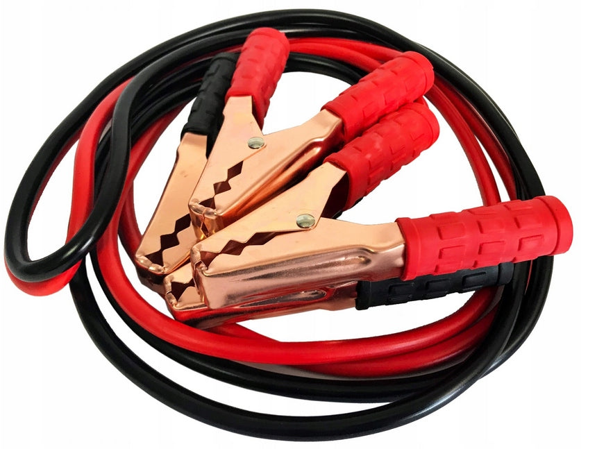 THICK SOLID CABLES CAR JUMPER CABLES 600A 2,5M COPPER Amperage 600 A