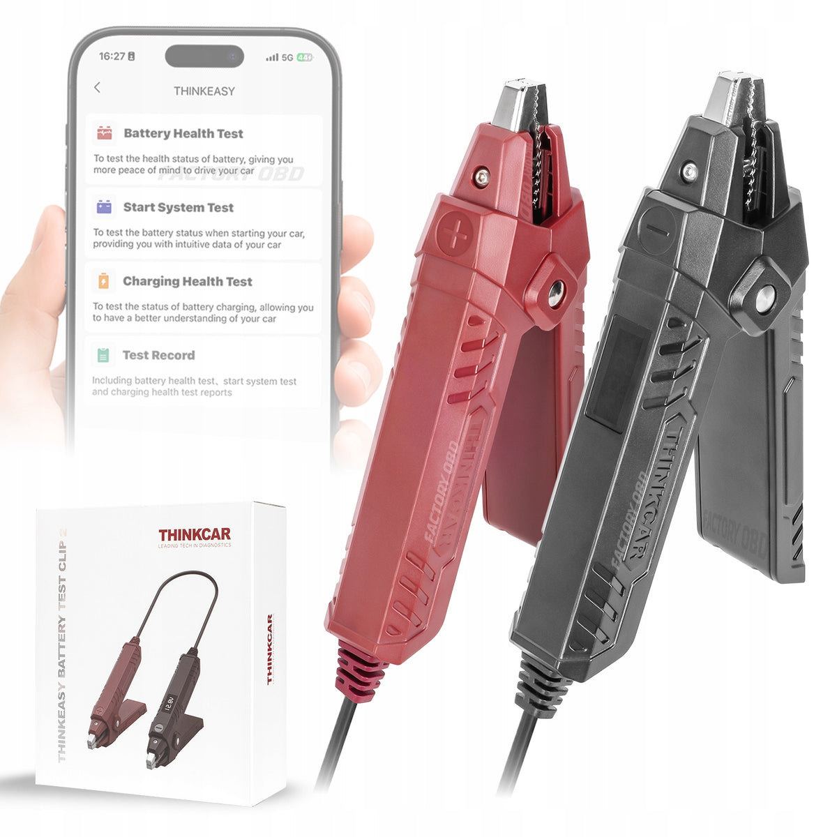 THINKEASY V2 VEHICLE BATTERY TESTER v2 Bluetooth ThinkCar Thinkdiag +