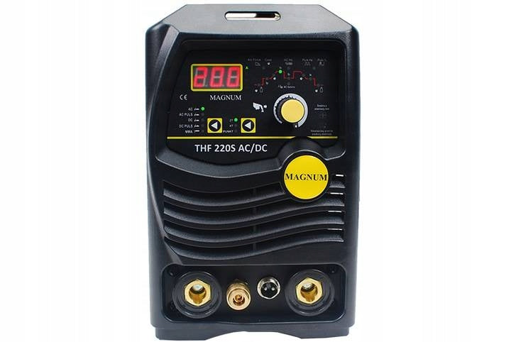 TIG AC DC PULS MAGNUM THF 220S welder set with 8L cylinder and accessories Brand Magnum