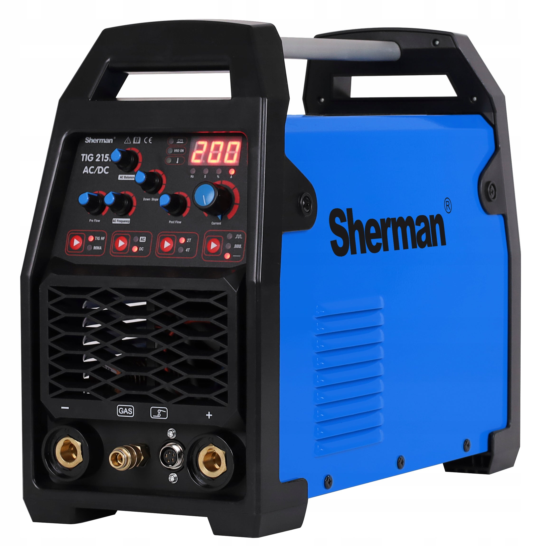 TIG Sherman 215P AC/DC welding machine for aluminium