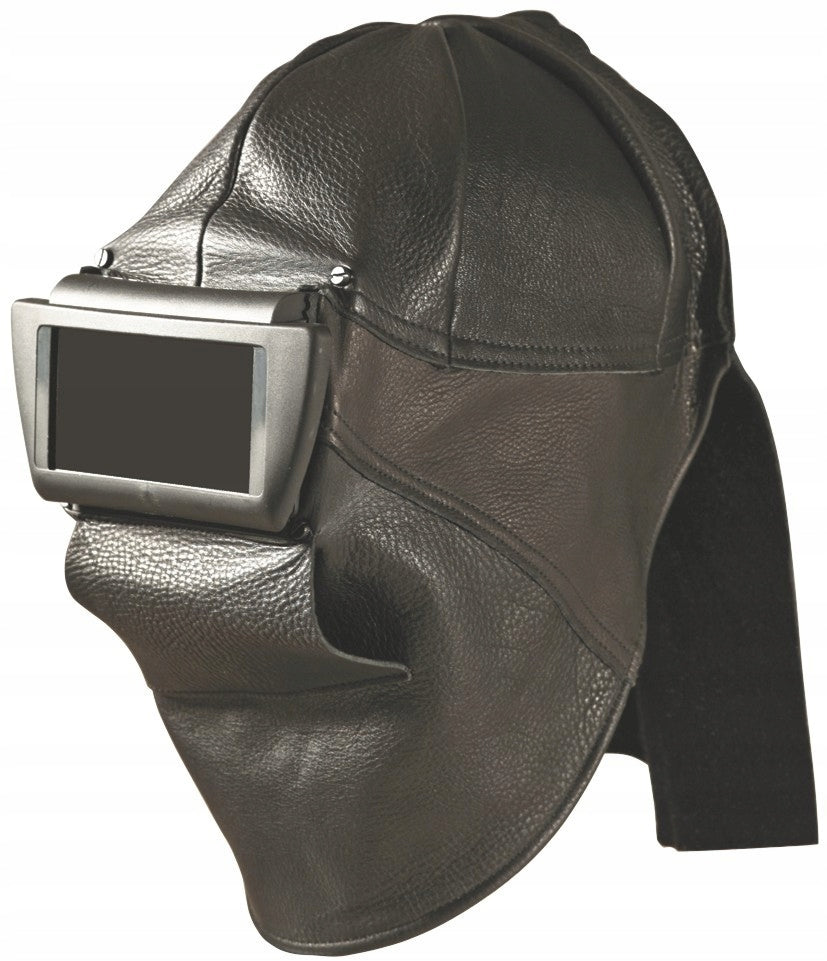 TIG leather mask 110x60 hood with neck guard