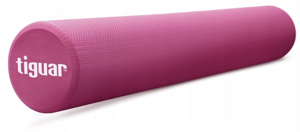 TIGUAR PILATES YOGA ROLLER SMOOTH PLUM 90cm X 15cm