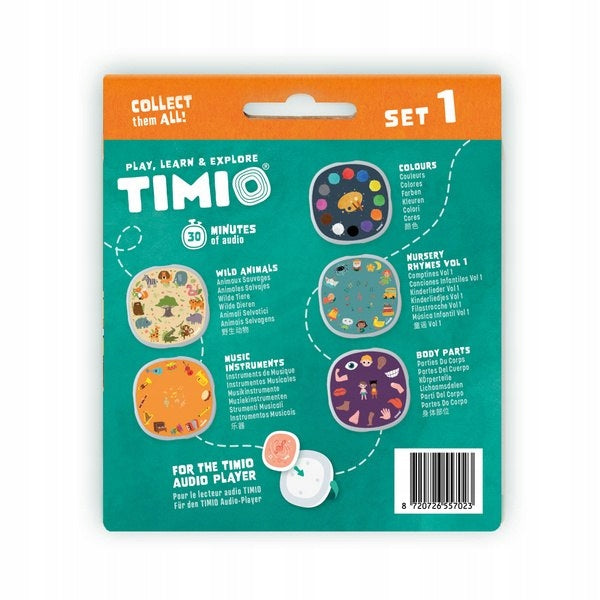 TIMIO Toy Disc Set 1 TMD-01E Manufacturer code 8720726557023