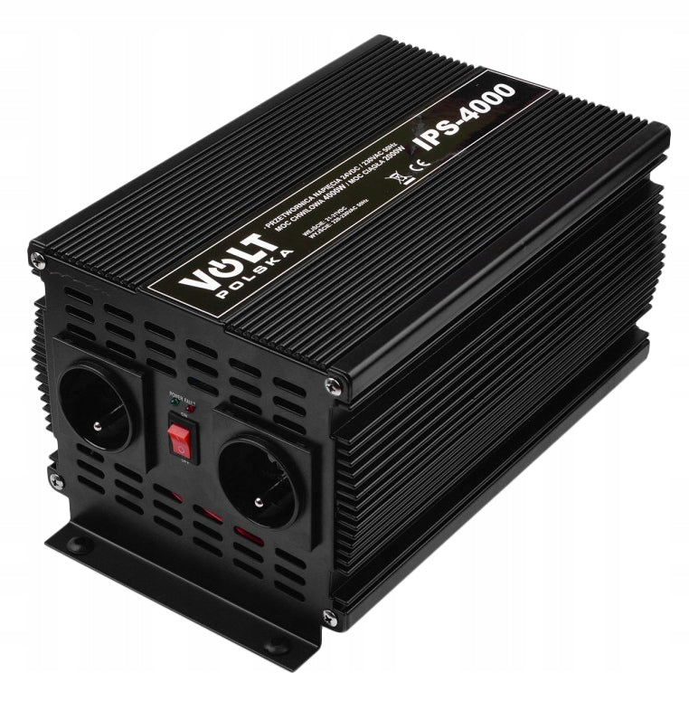 TIR CONVERTER 24V 230V 2000W/4000W SINE MODIFIED HEATER COMPUTER Brand Volt Polska