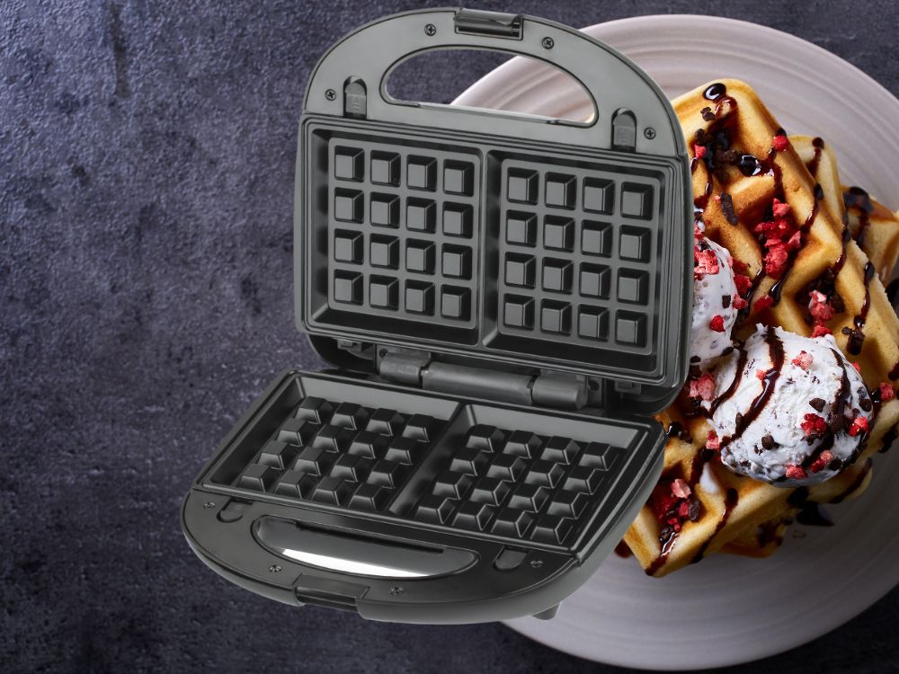 TOASTER 3IN1 TOASTER WAFFLE IRON DONUT REPLACEMENT PLATES 850W NONSTICK Brand no brand