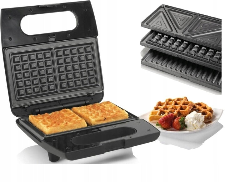 TOASTER 3in1 SM703GCB GORENJE 700W TOAST WAFFLES GRILL INTERCHANGEABLE TILES
