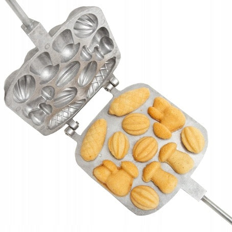 TOASTER COOKIE BAKING MOLD CONES MUSHROOM PEANUTS #74