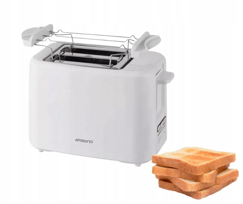 TOASTER ELECTRIC TOASTER TRADITIONAL TOAST SANDWICHES WHITE 800W