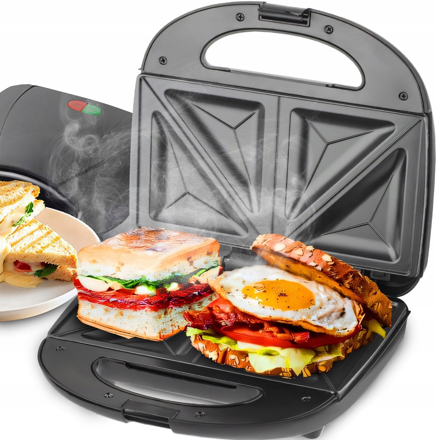 TOASTER FOR SANDWICHES CERAMIC FOR CRISPY TOAST SANDWICH 750 IN Packaging status original