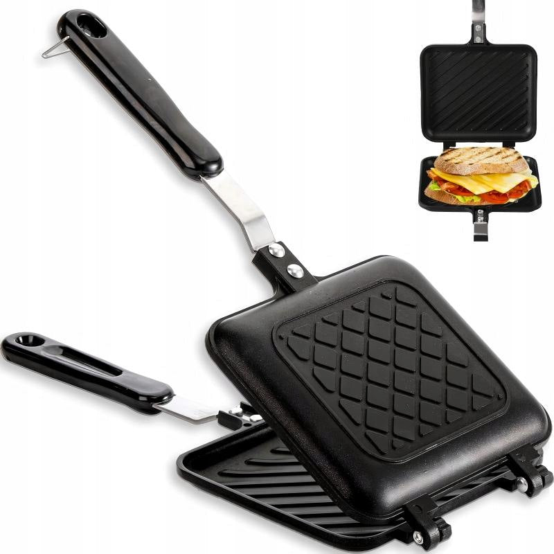 TOASTER OMELET PLATES PANEL breakfast for one person NONSTICK