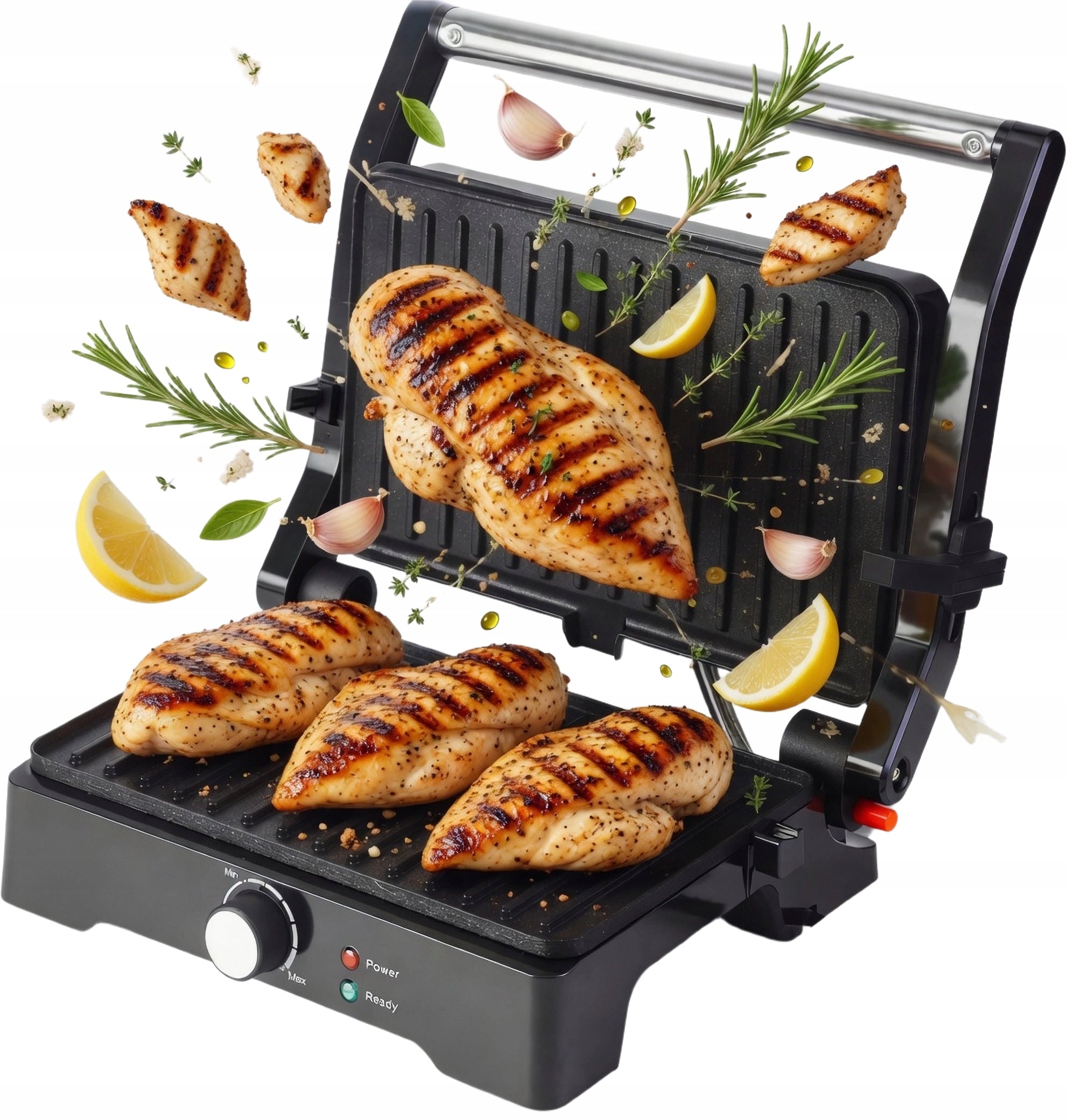 TOASTER OVEN GRILL FOR PANINI SANDWICHES ELECTRIC FOLDING 180° STRONG