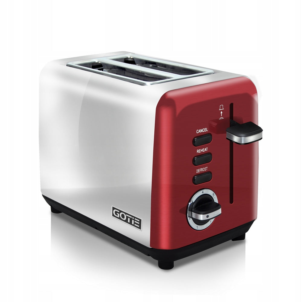 TOASTER OVEN RETRO GOTIE ELEGANT CHROME PLATED 925W + TRAY Packaging status original