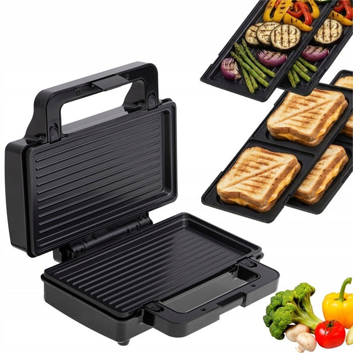 TOASTER PANINI TOAST SANDWICH GRILL 2in1 1400W CR3074