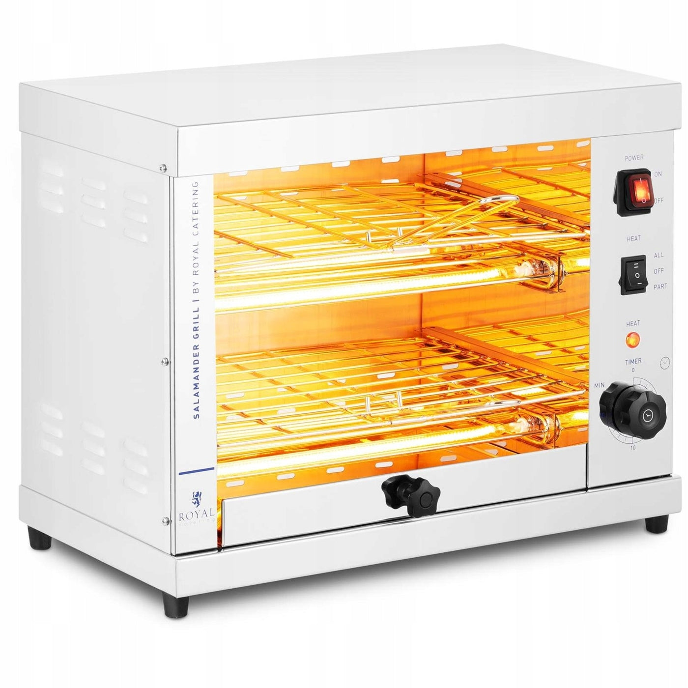 TOASTER SALAMANDER 2 GRATES FOR CASSEROLES 35x24cm