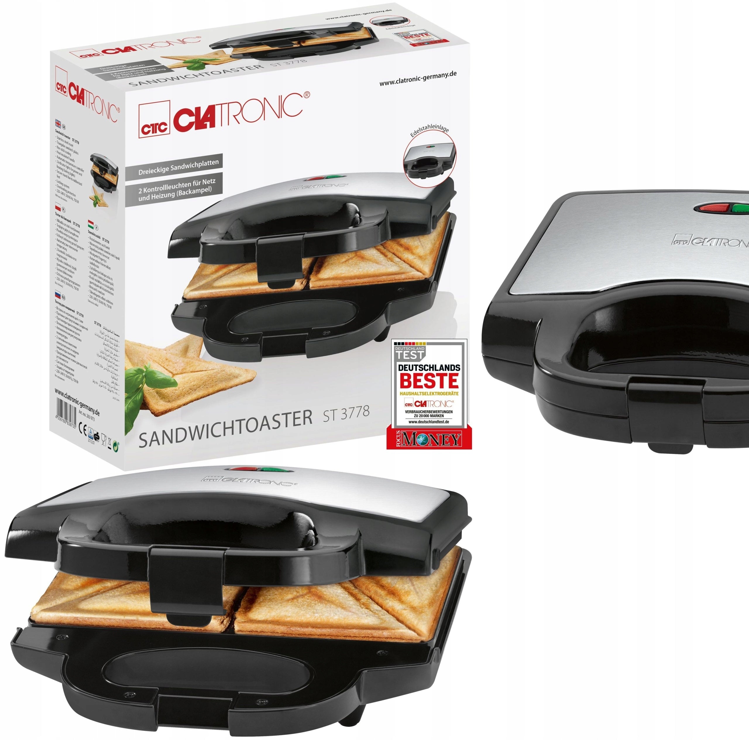 TOASTER SANDWICH FOR TOAST SANDWICHES Clatron