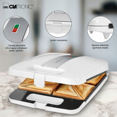 TOASTER SANDWICH TOASTER 4 KROMK Brand Clatronic