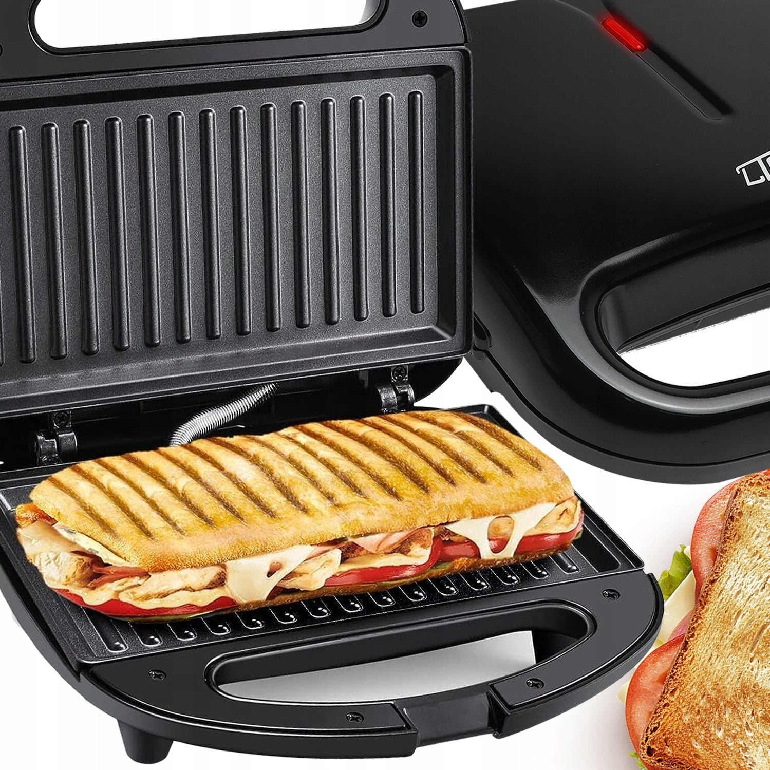 TOASTER SANDWICH TOASTER GRILL NON-STICK COATING Power rating 750 W