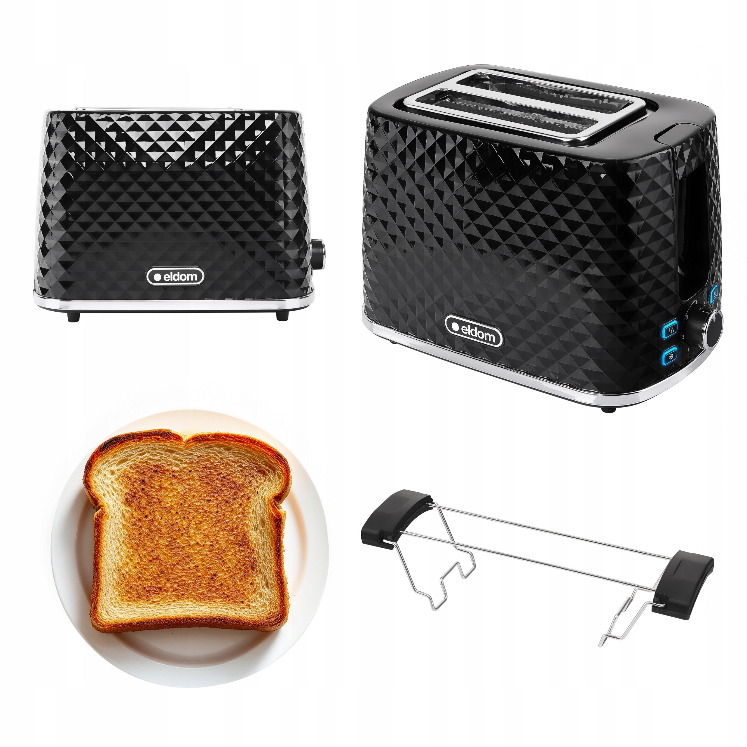 TOASTER TO280C STRONG 7 LEVELS OF TOASTING POWER