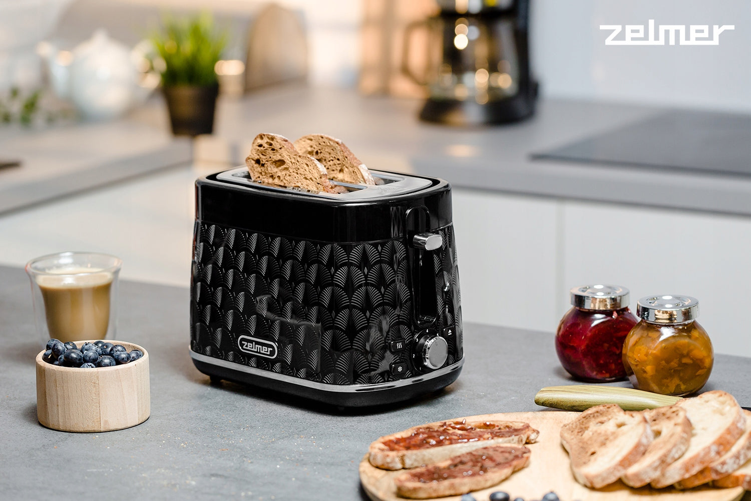 TOASTER ZELMER SANDWICH TOASTER 7 LEVELS ELECTRIC TOAST 2 SLICES 930W Power rating 930 W