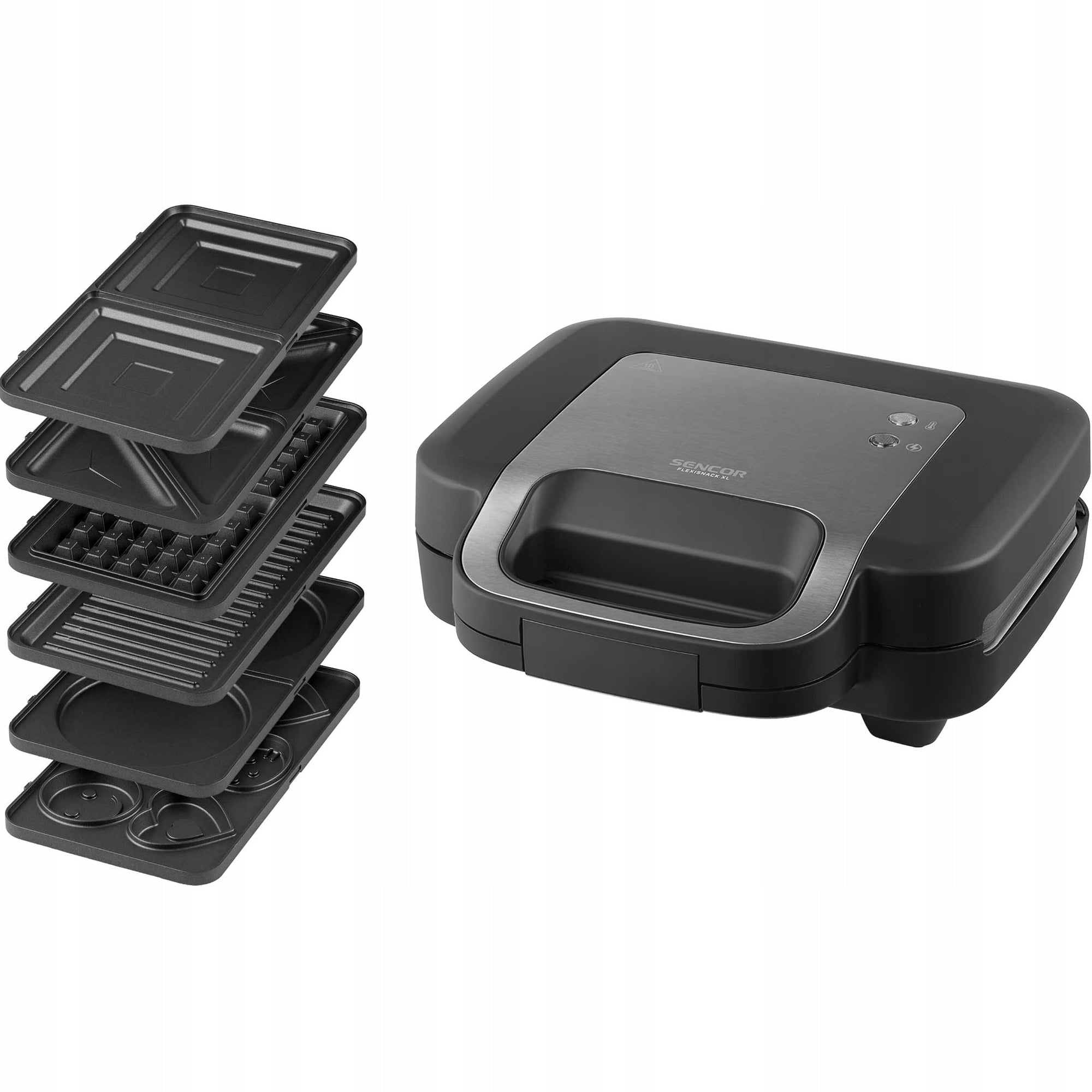 TOASTER sandwich maker 6in1 Sencor SSM 9860BK Power 1000W Waffle Iron
