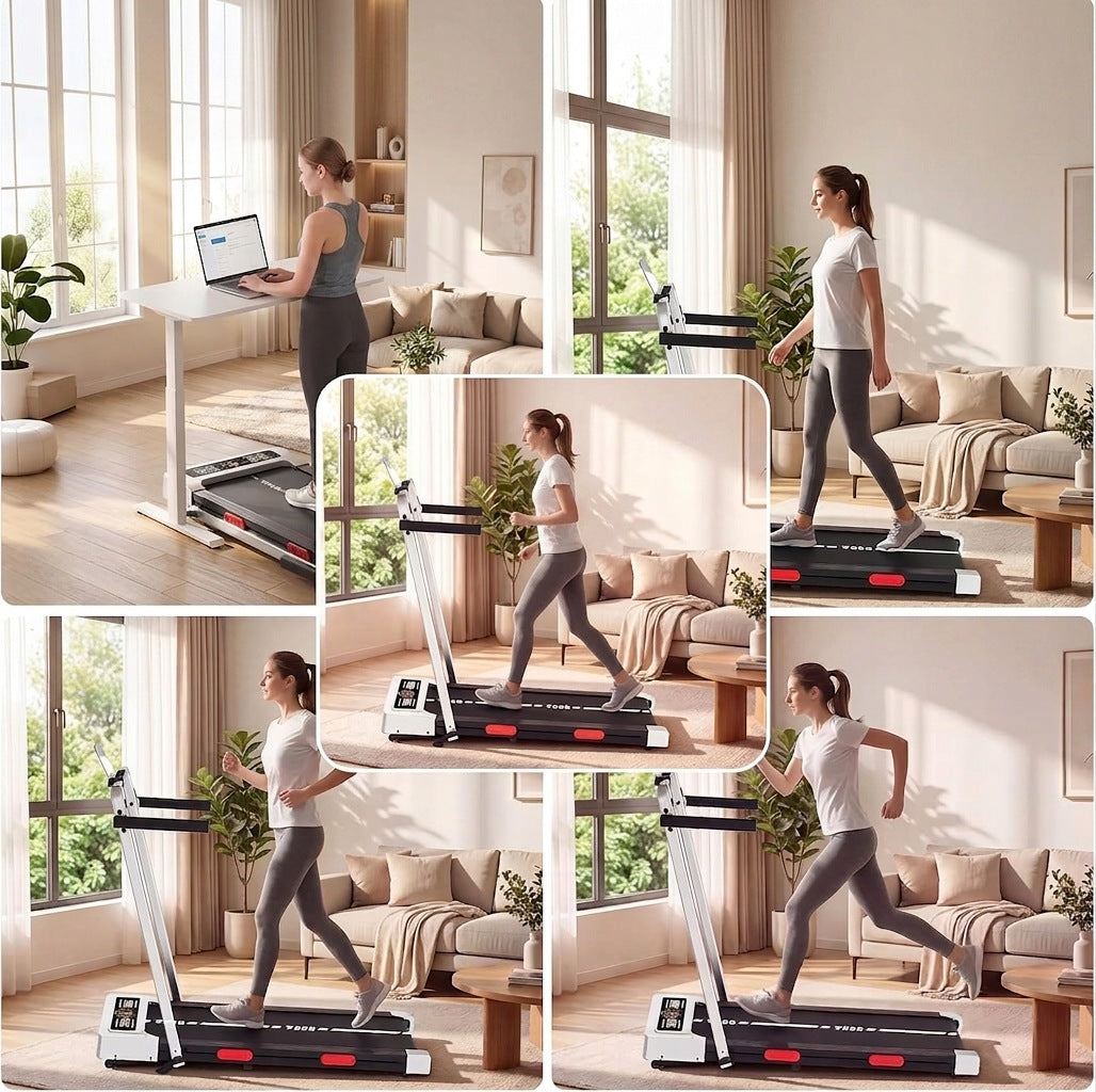 TODO Electric treadmill Walkingpad 2W1 1-12km/h Max150kg slope up to 7% Brand no brand